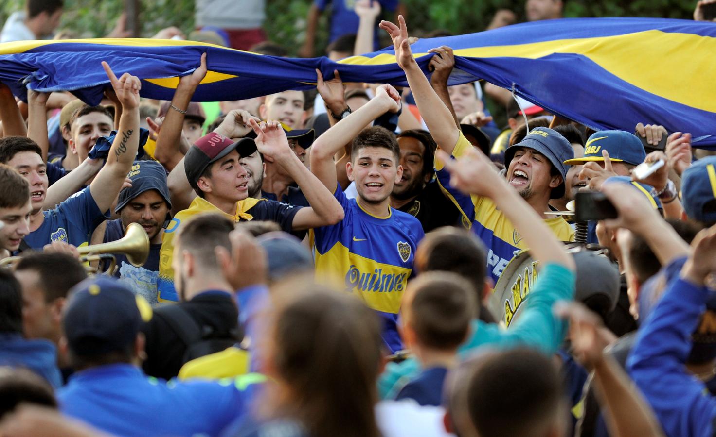 Boca, rumbo a Madrid: memorable despedida de su hinchada