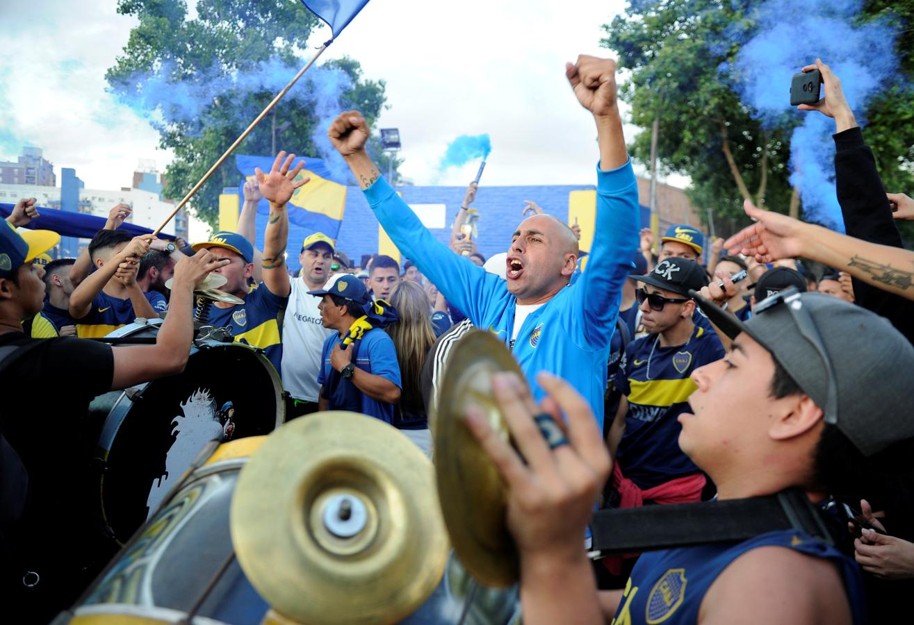 Boca, rumbo a Madrid: memorable despedida de su hinchada