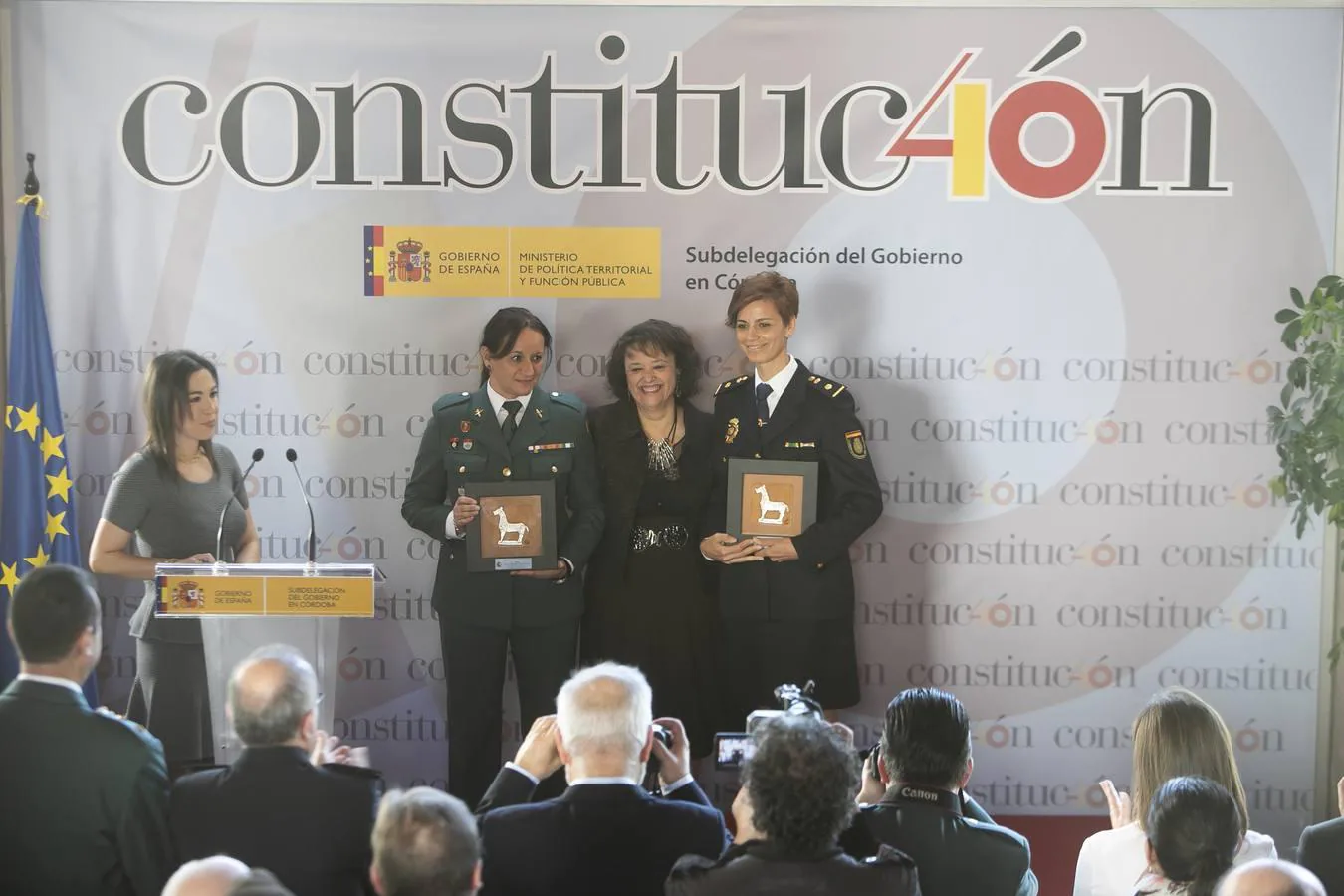 La celebración de los 40 años de la Constitución en Córdoba, en imágenes