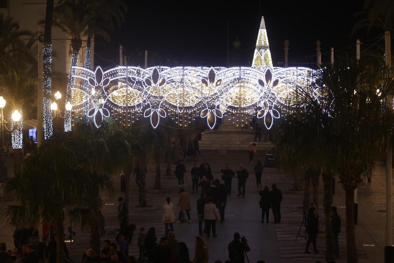 En imágenes: Cádiz enciende su alumbrado navideño