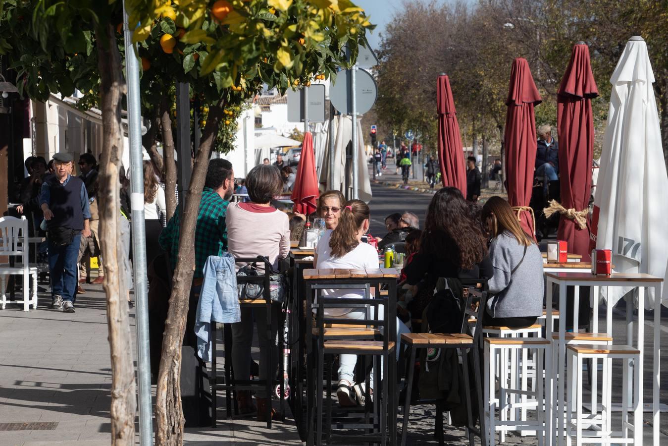 El ambiente del puente de la Inmaculada en Córdoba, en imágenes