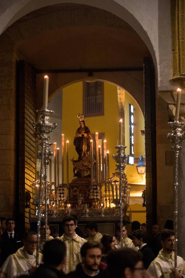 La procesión de la Virgen de la Inmaculada de Córdoba, en imágenes