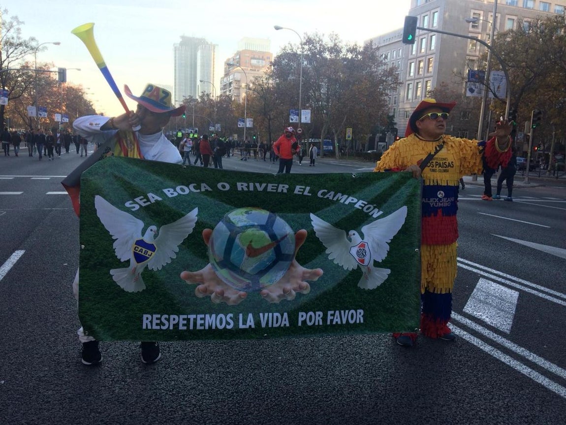 Así se está viviendo el ambiente del River-Boca