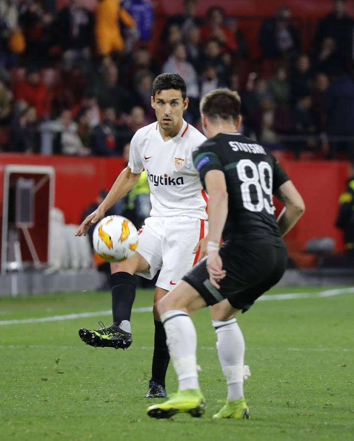 La victoria del Sevilla FC ante el Krasnodar, en imágenes