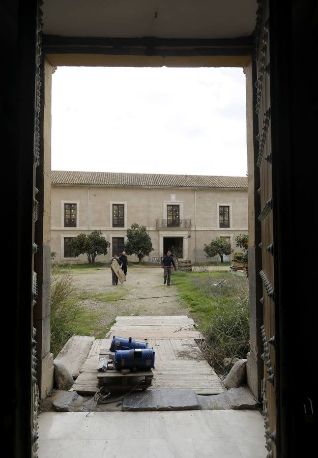 Los primeros preparativos para la reforma del Palacio Episcopal de Córdoba, en imágenes