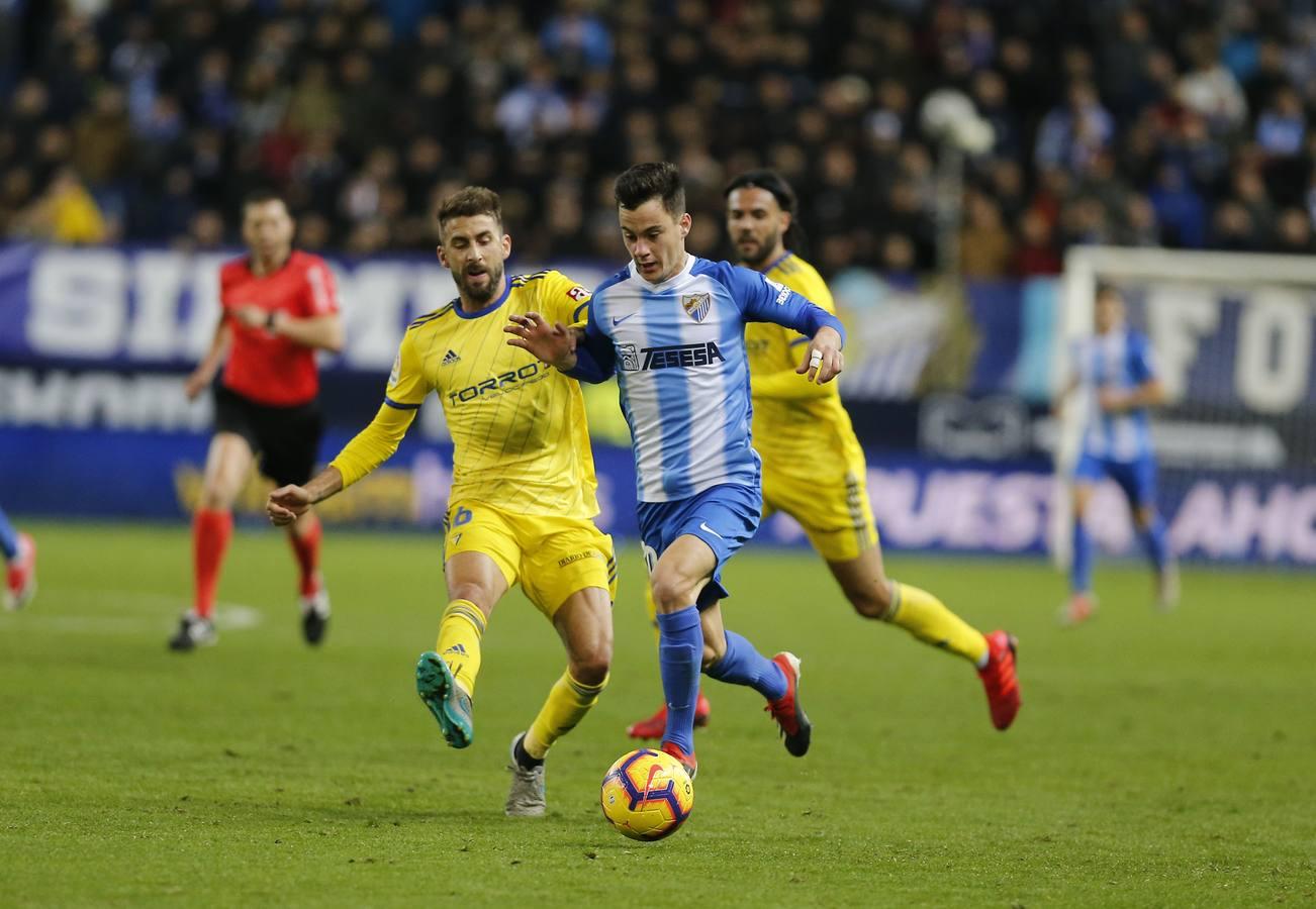 Las imágenes del partido Málaga-Cádiz CF