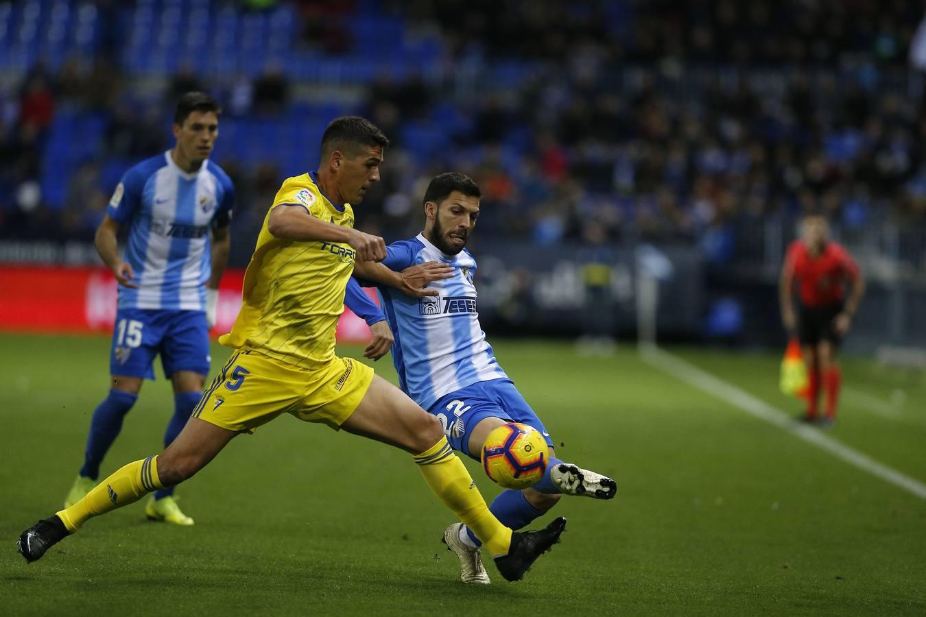 Las imágenes del partido Málaga-Cádiz CF