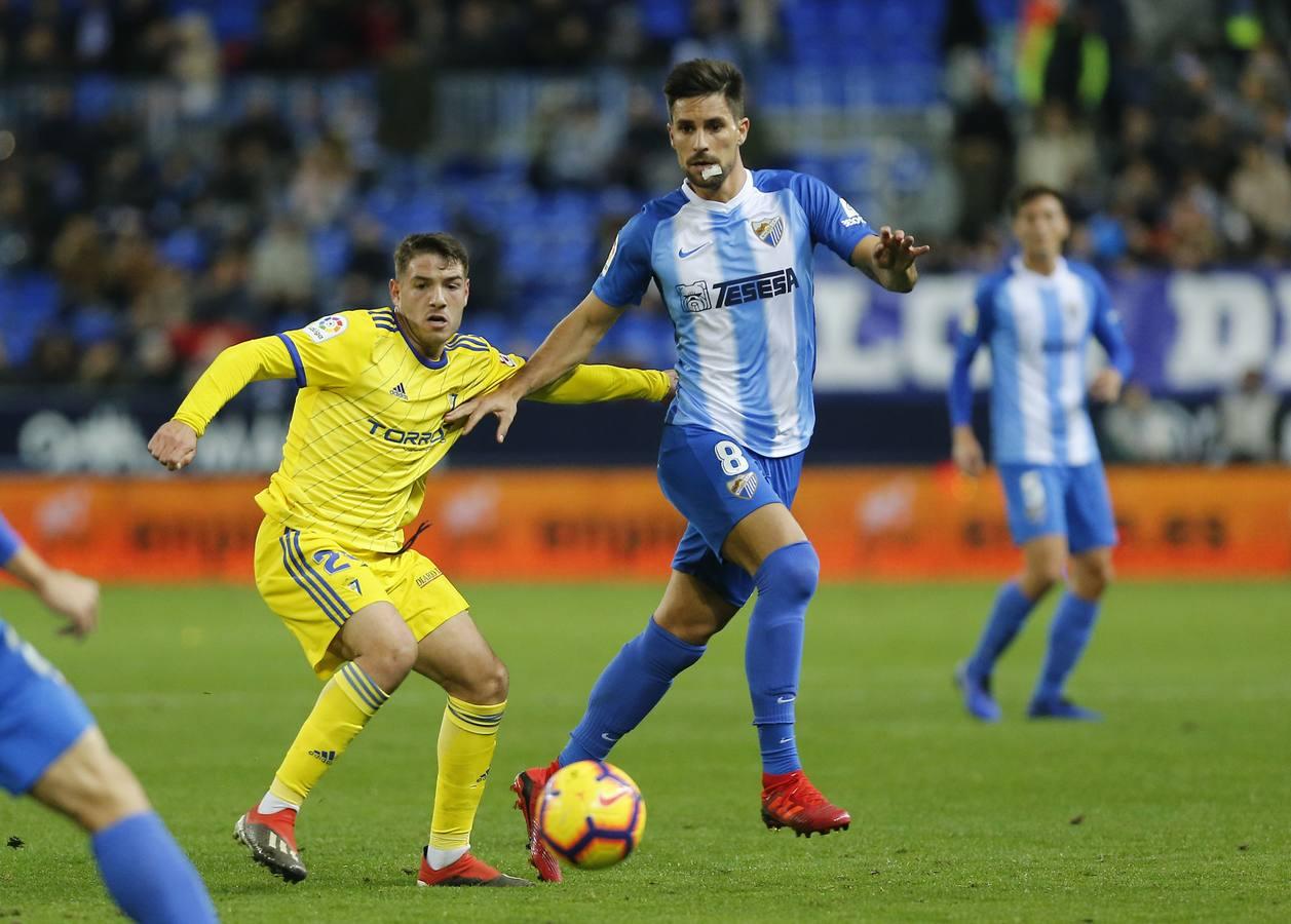 Las imágenes del partido Málaga-Cádiz CF