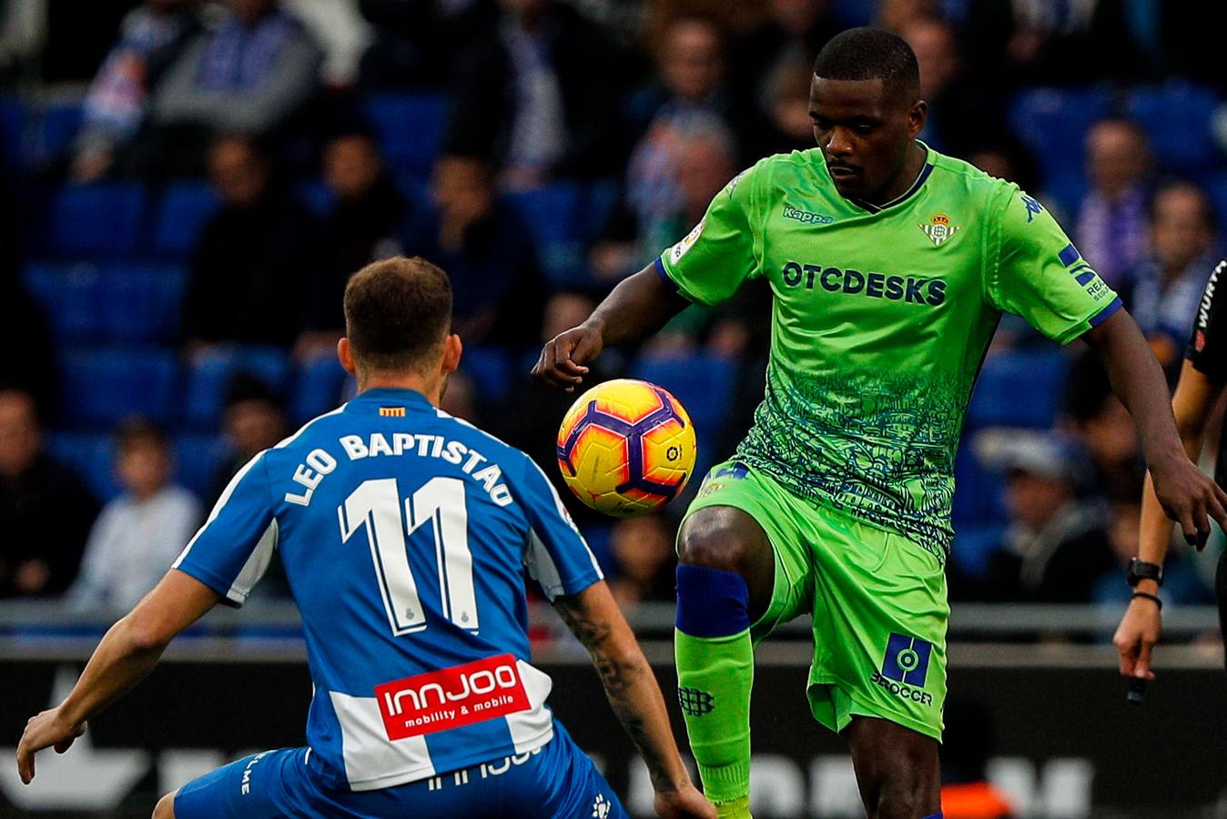 Sexto partido consecutivo sin perder del Real Betis y tercera victoria seguida de los verdiblancos en LaLiga, la que los pupilos de Quique Setién han conseguido en su visita al RCDE Stadium