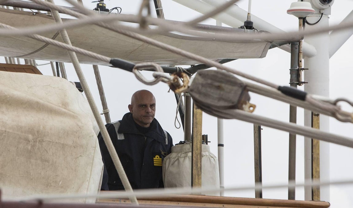En imágenes: El Juan Sebastián de Elcano se adiestra para su nuevo crucero de instrucción