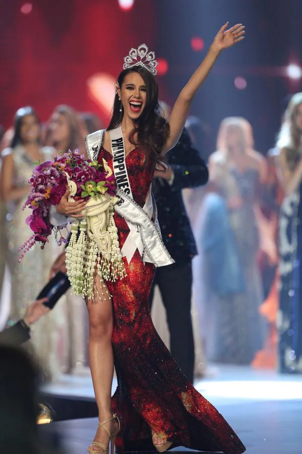 La filipina Catriona Gray, coronada Miss Universo 2018. 