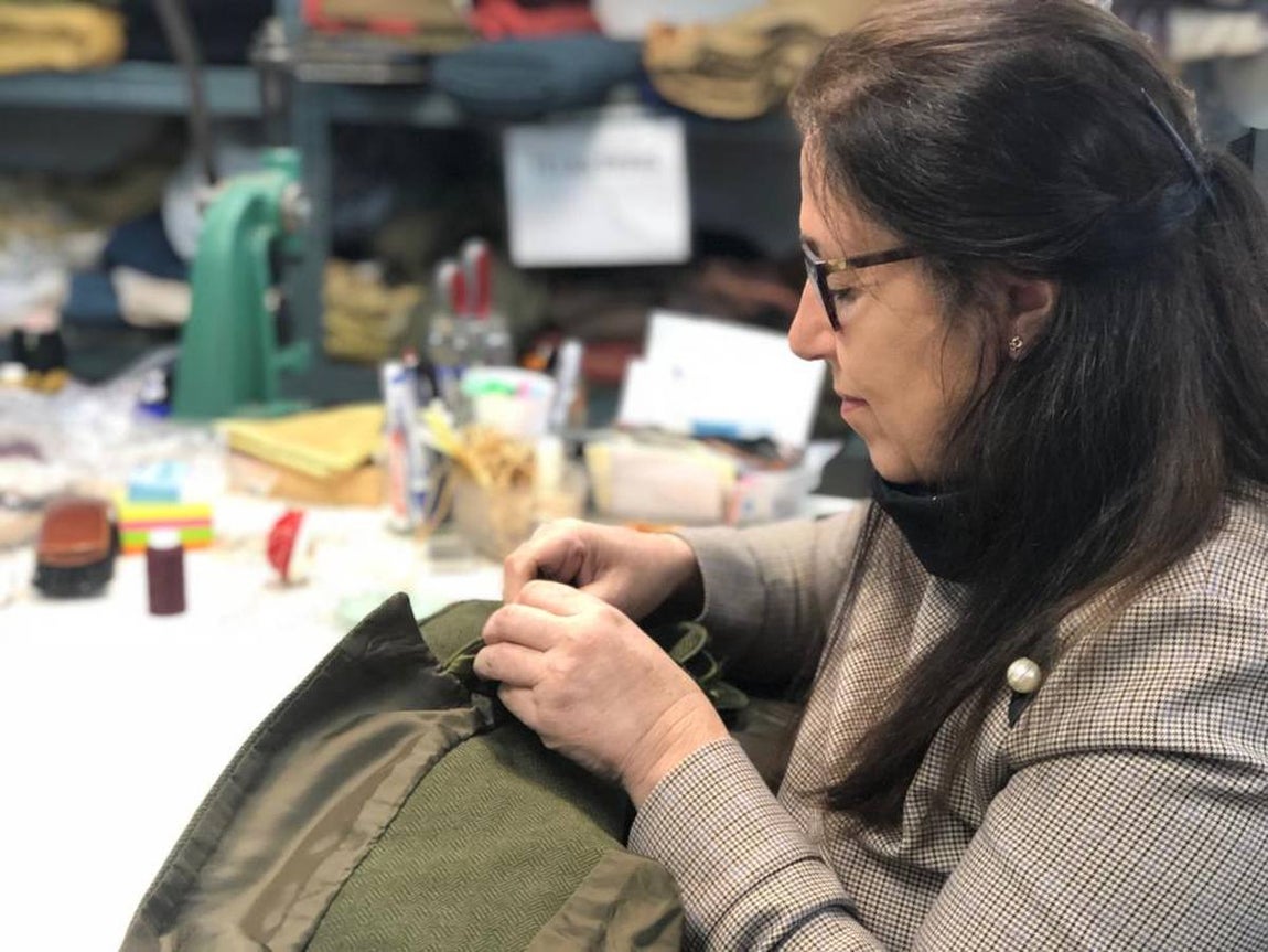 Taller de costura del departamento de Vestuario. 