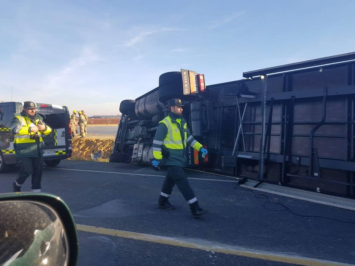 En imágenes, el accidente mortal en la N-IV
