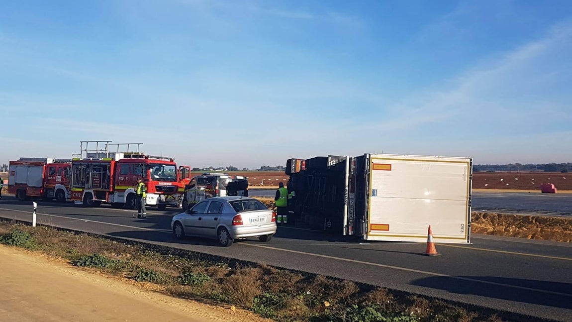 En imágenes, el accidente mortal en la N-IV