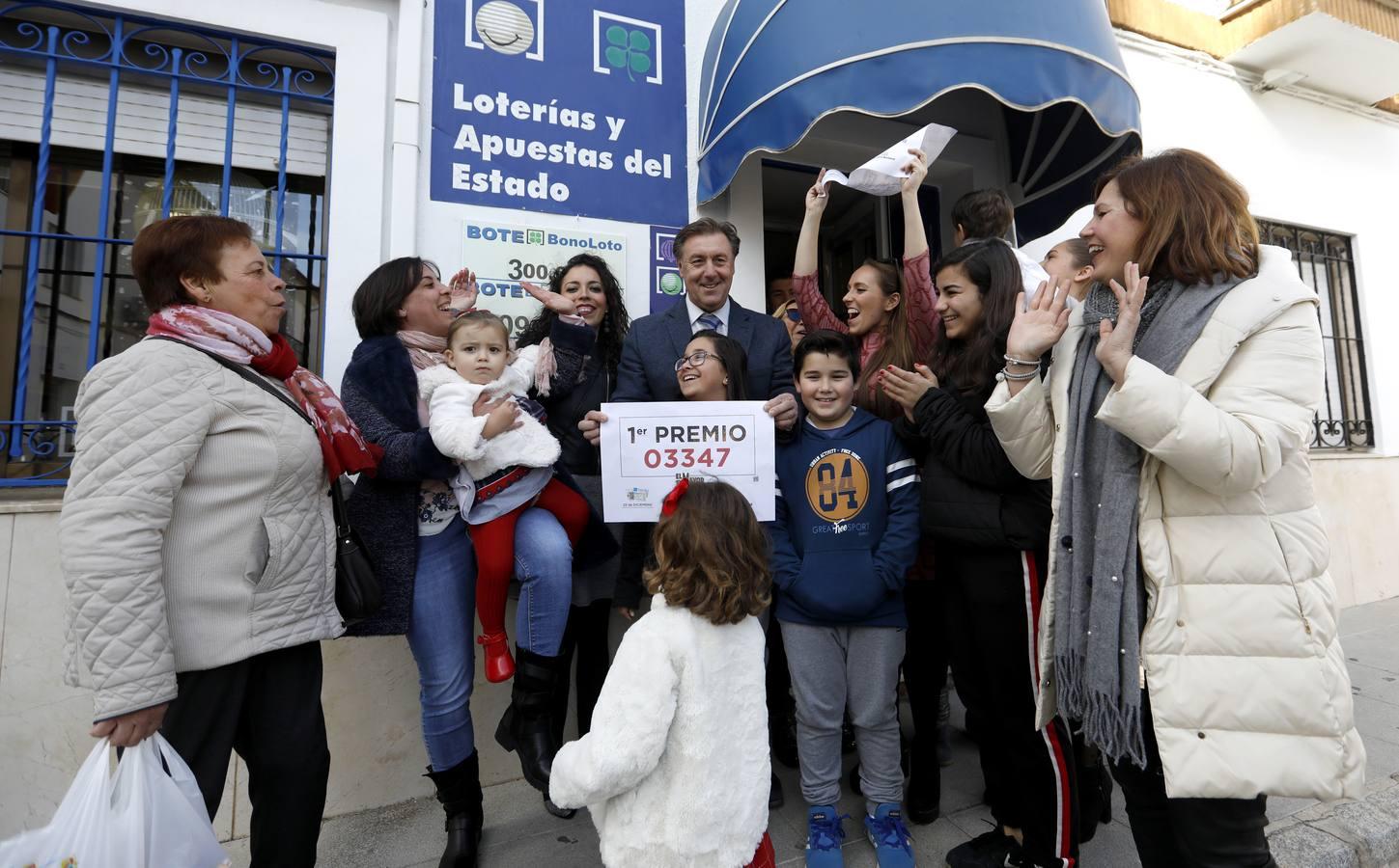 Los premios de la Lotería de Navidad en Córdoba, en imágenes