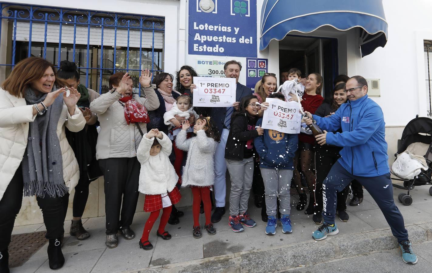 Los premios de la Lotería de Navidad en Córdoba, en imágenes