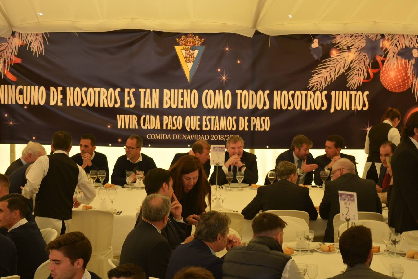 El almuerzo de Navidad del Cádiz CF, en imágenes