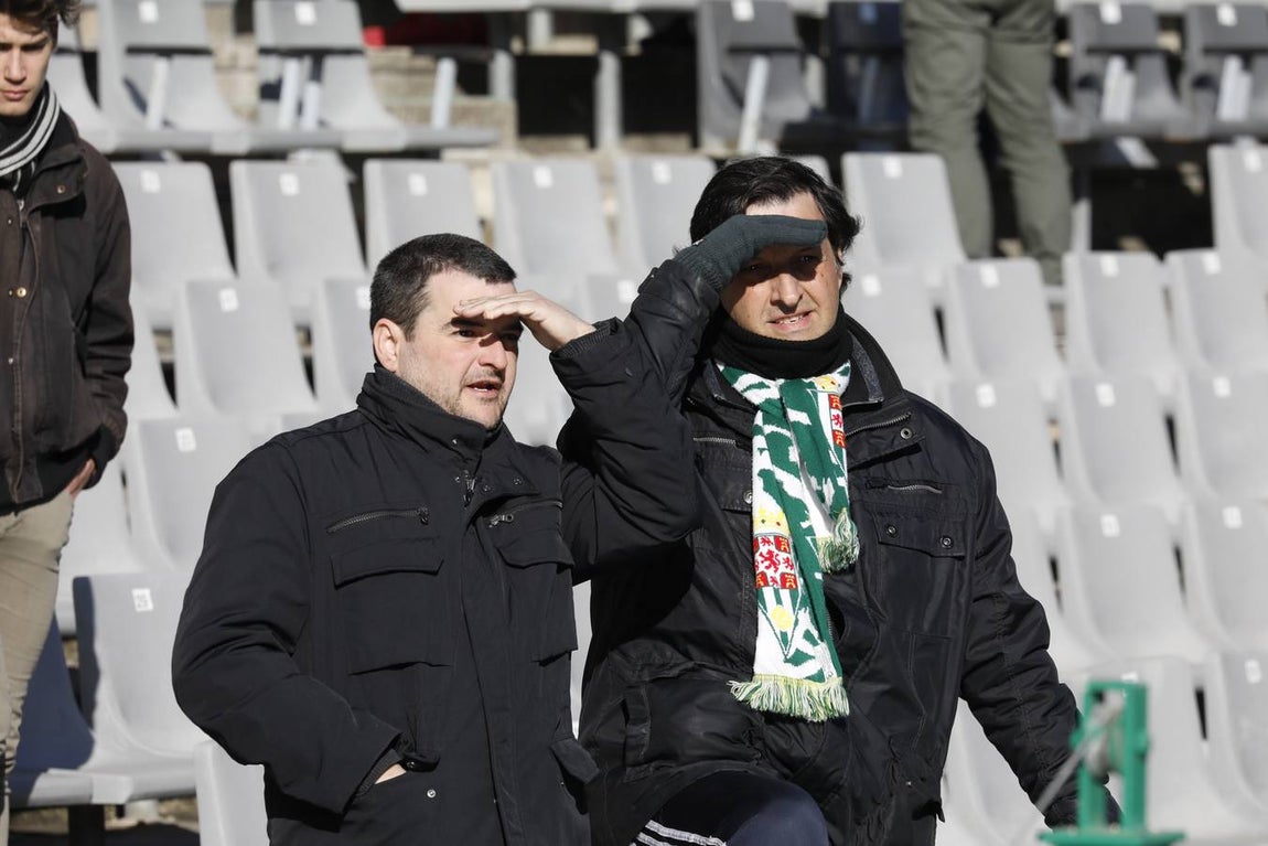El ambiente en las gradas del Córdoba-Rayo Majadahonda