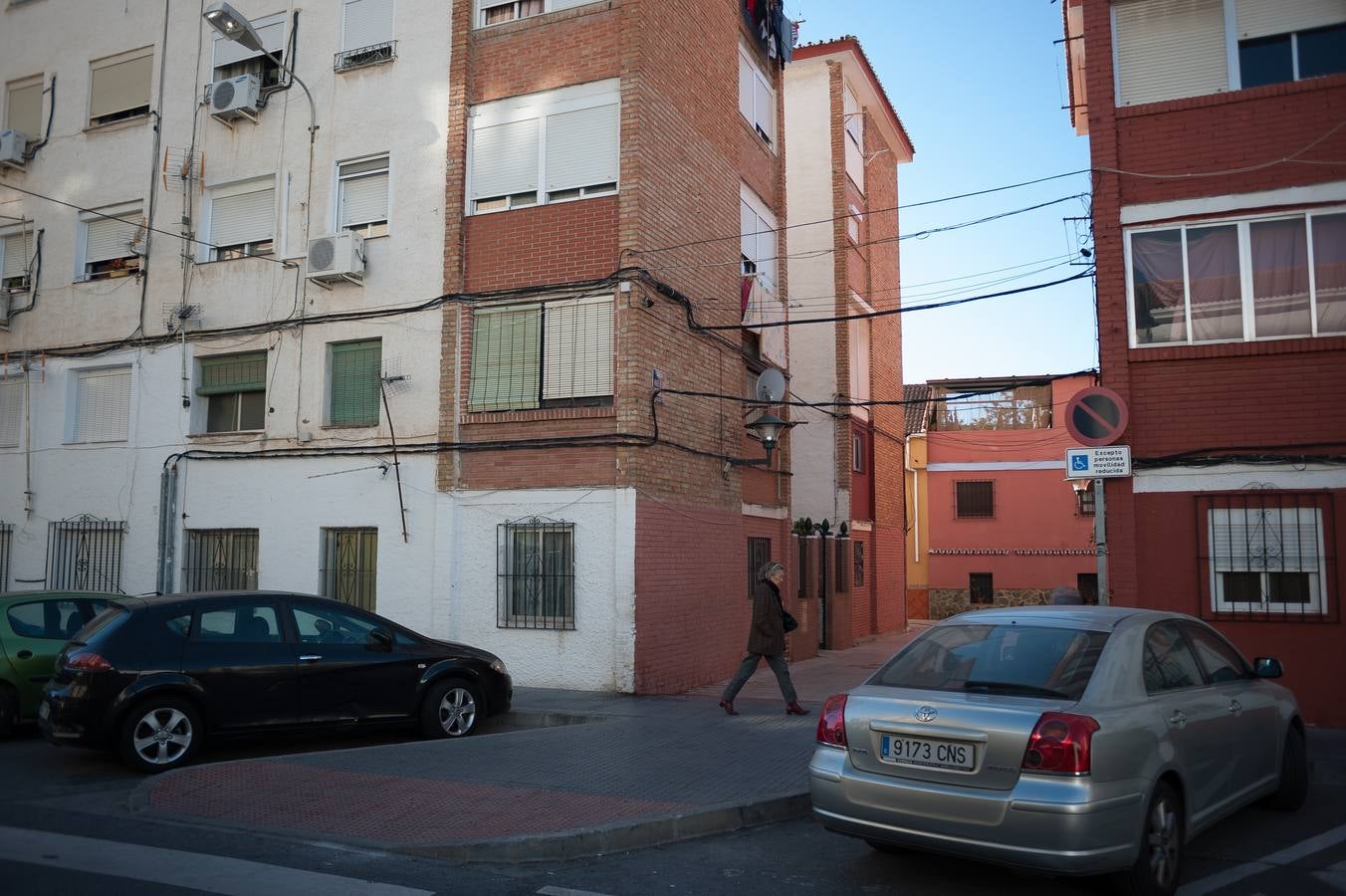 Bloque de viviendas de los abuelos del pequeño