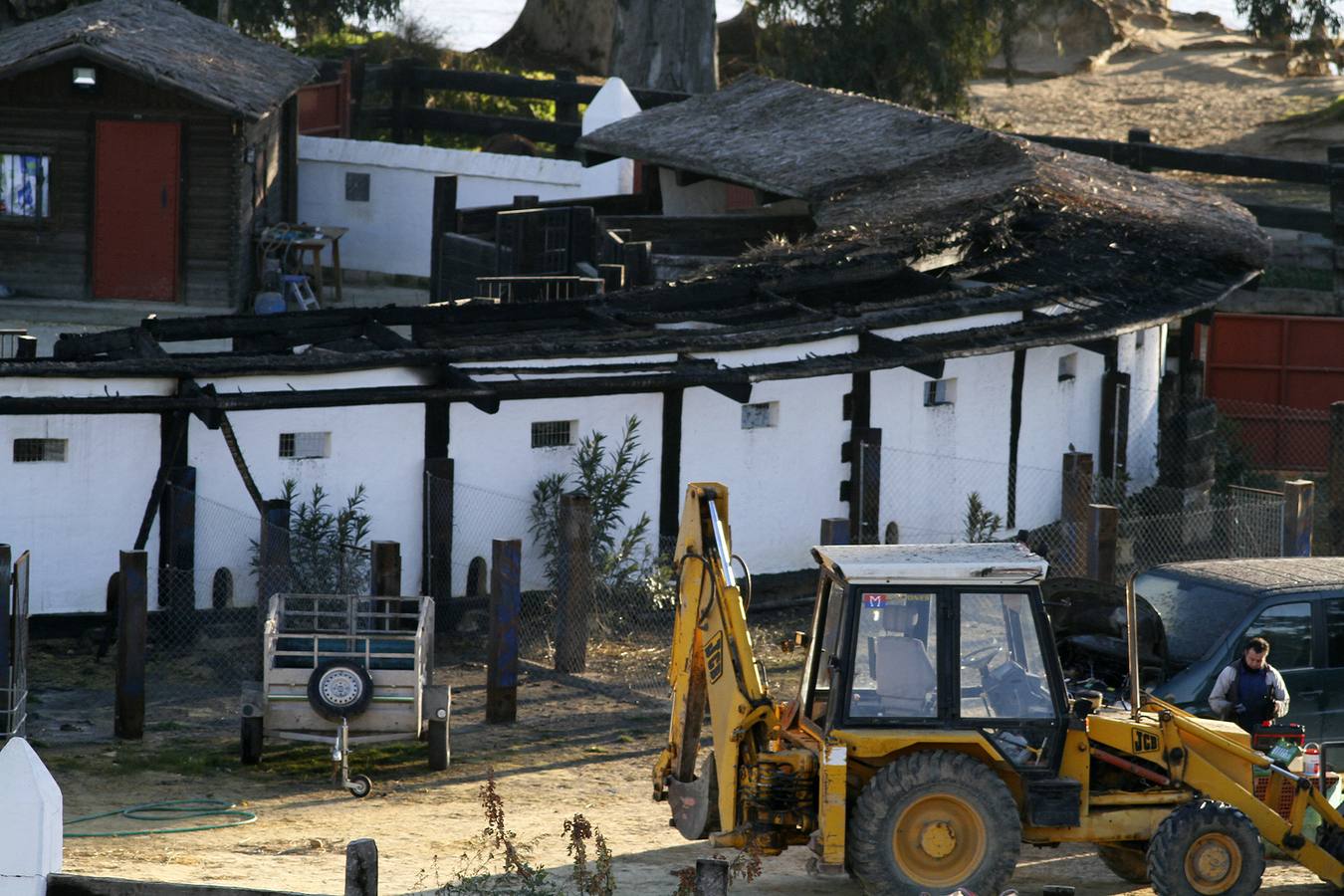 Así ha quedado la finca de Morante de la Puebla tras el incendio