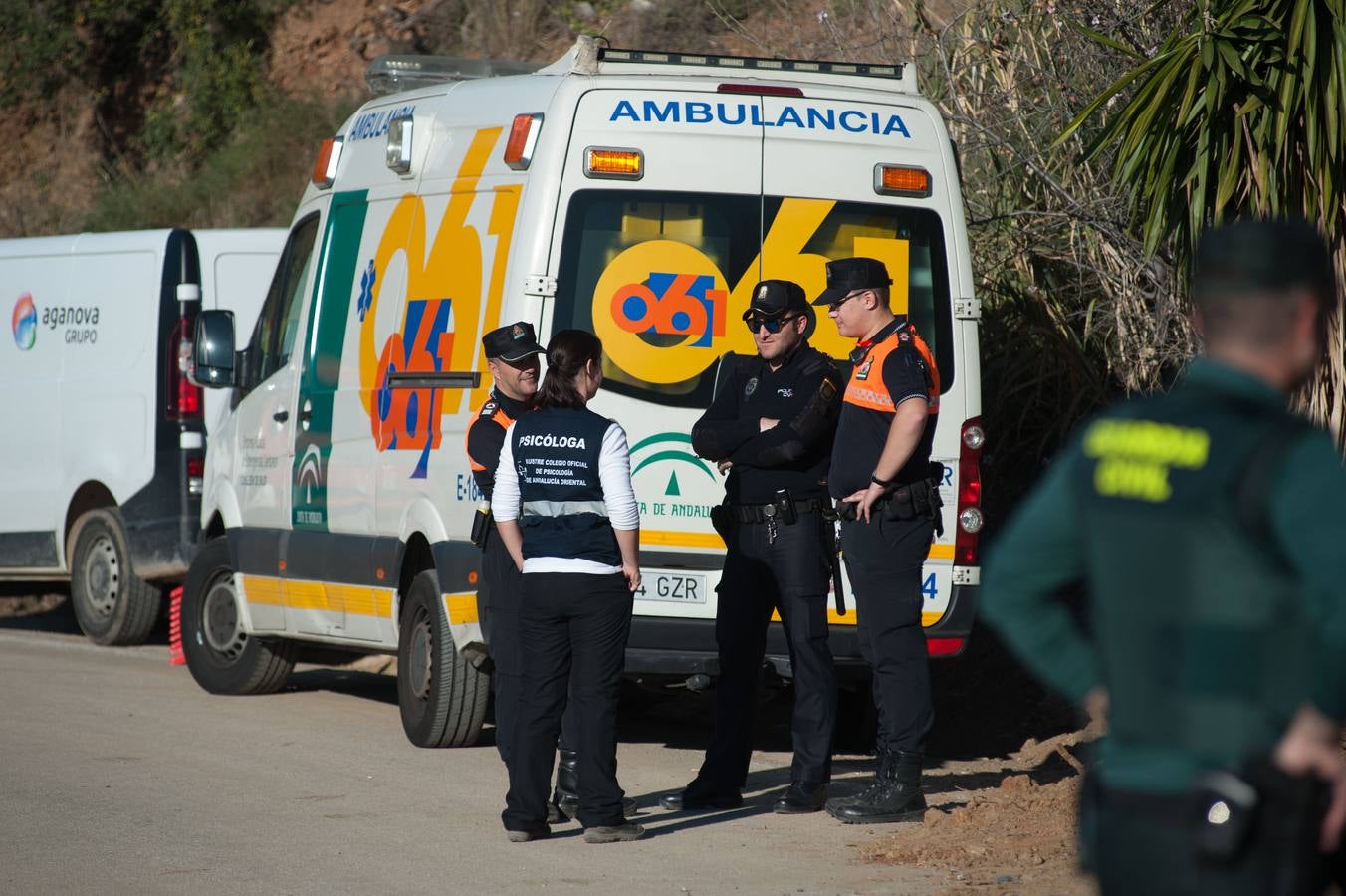 Rescate de un niño de 2 años que cayó a un pozo en la localidad malagueña de Totalán