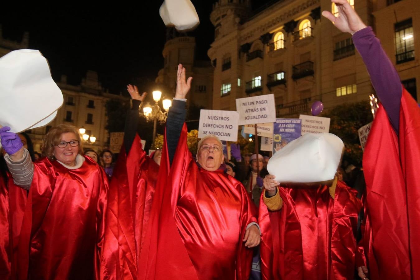 La protesta feminista en Córdoba, en imágenes