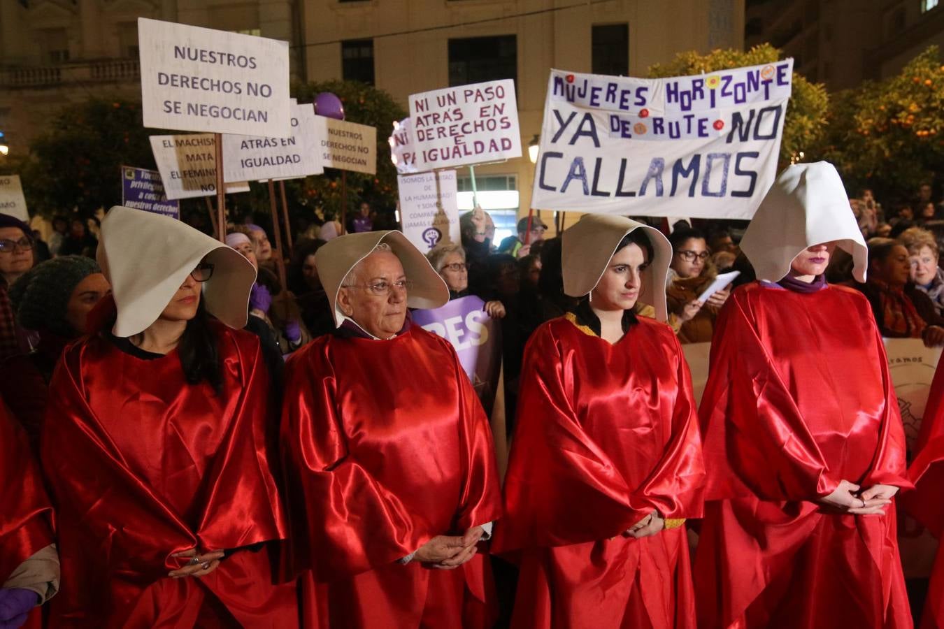 La protesta feminista en Córdoba, en imágenes