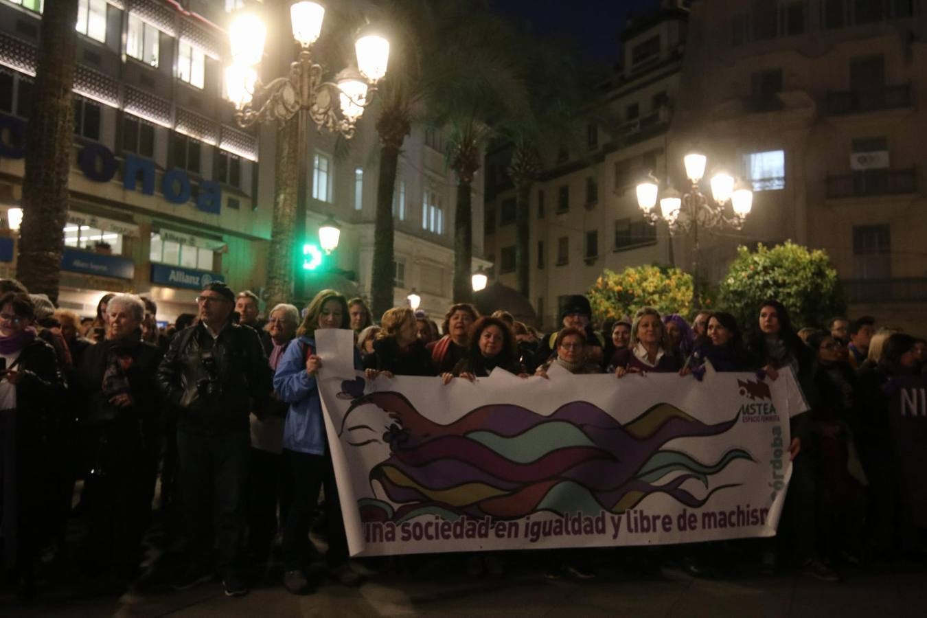 La protesta feminista en Córdoba, en imágenes