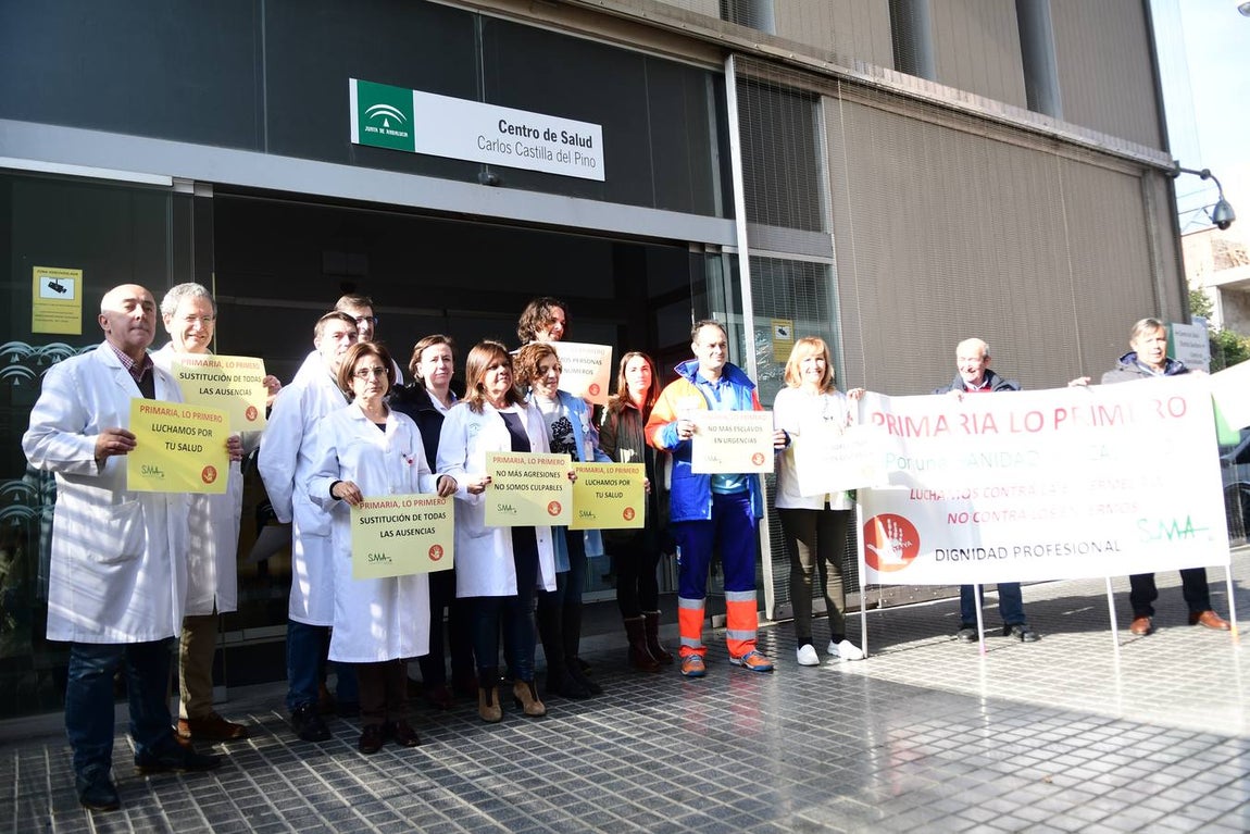 El paro en Atención Primaria en Córdoba, en imágenes