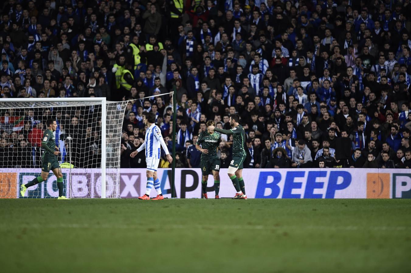 Las mejores imágenes del encuentro Real Sociedad - Real Betis de La Copa