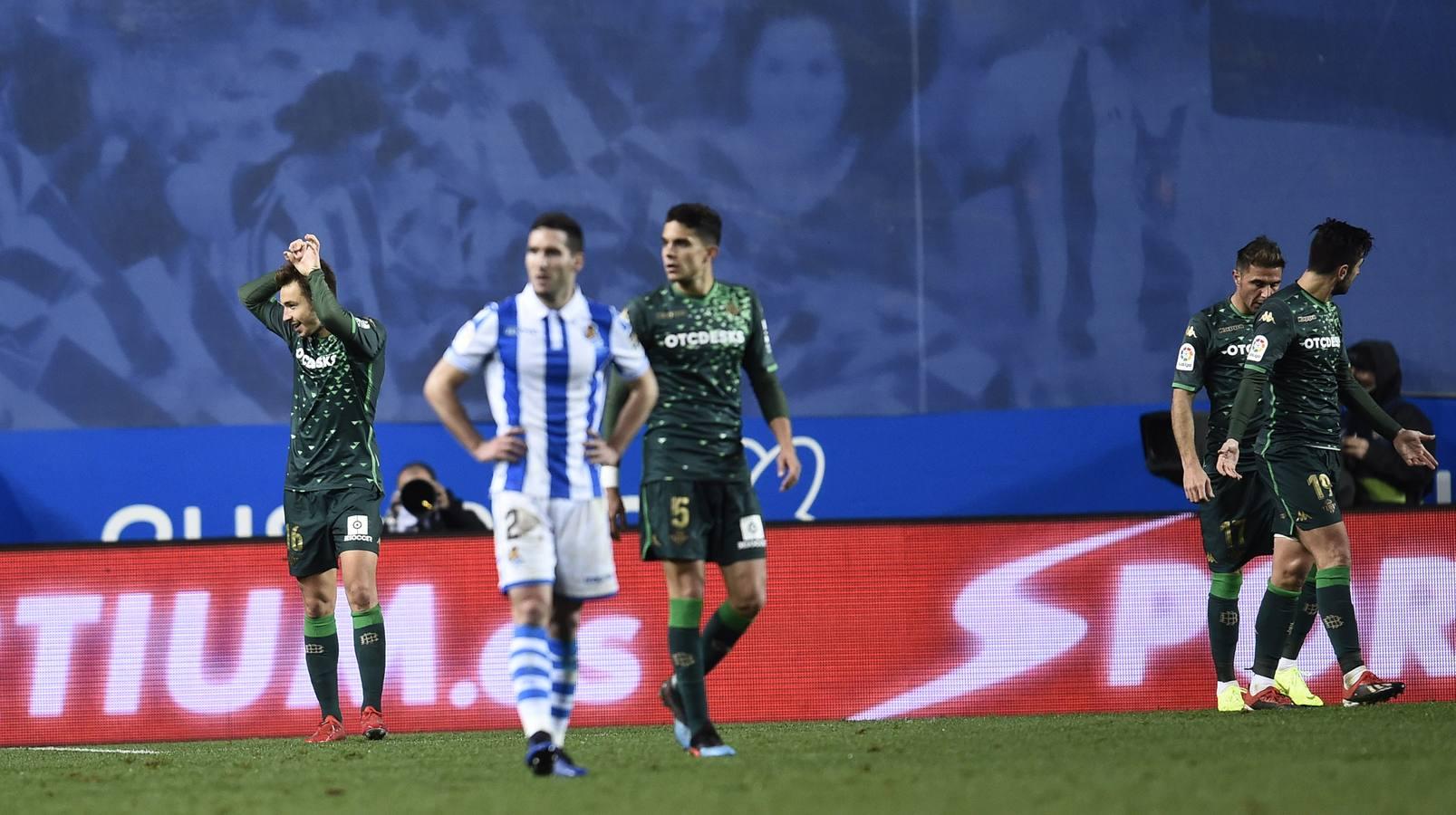 Las mejores imágenes del encuentro Real Sociedad - Real Betis de La Copa