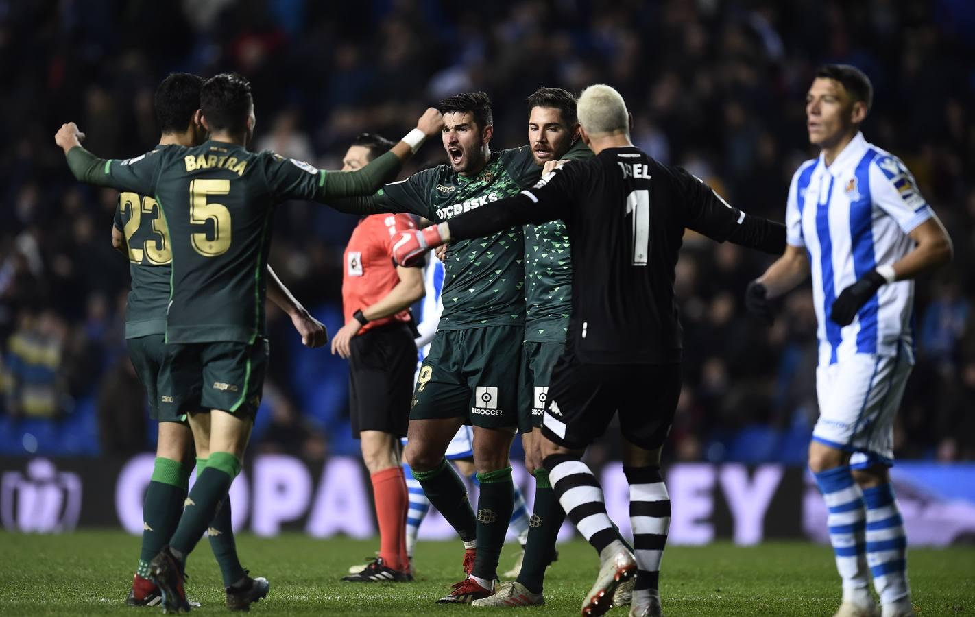 Las mejores imágenes del encuentro Real Sociedad - Real Betis de La Copa