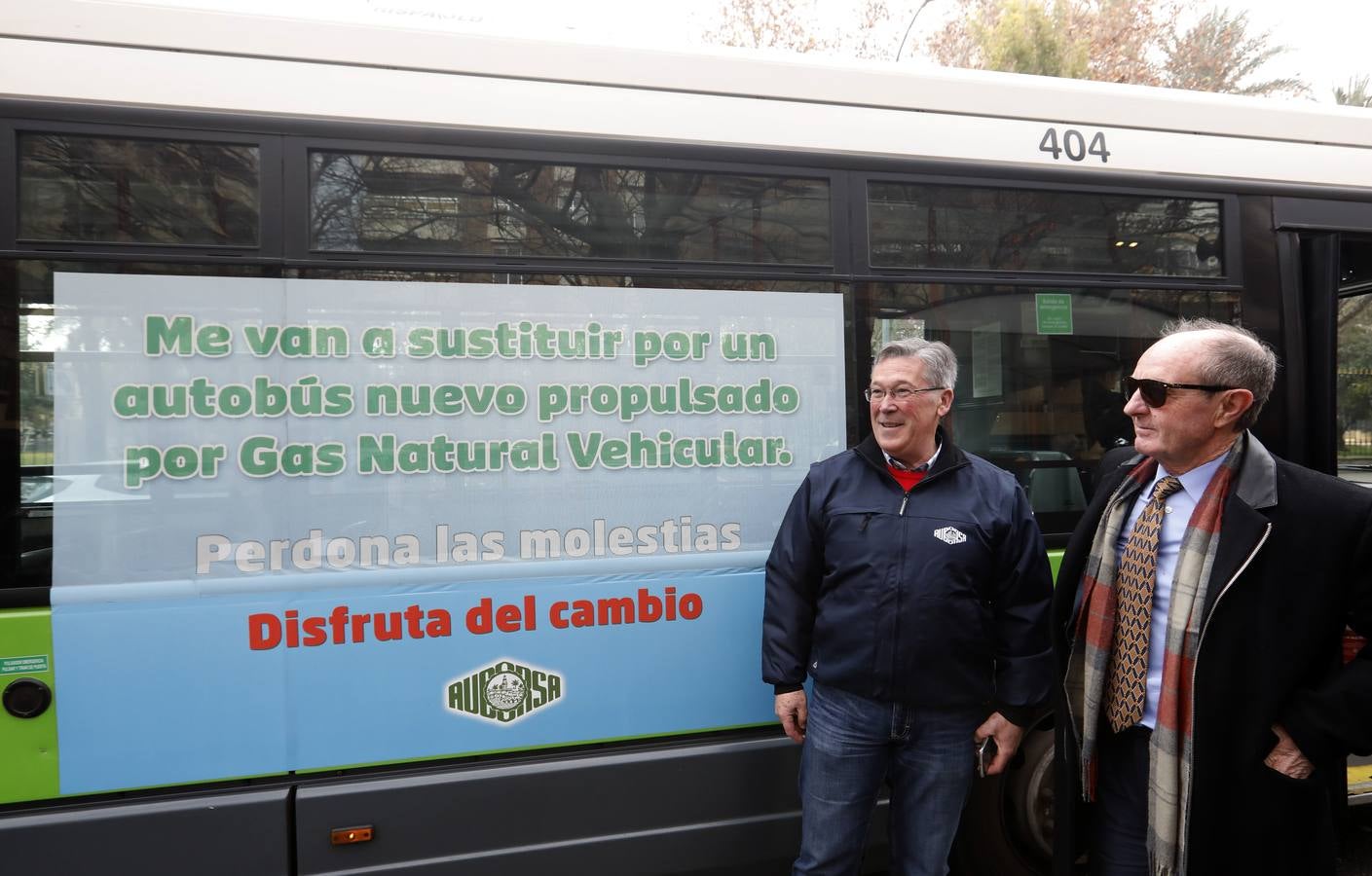 Así son los nuevos autobuses de gas de Aucorsa