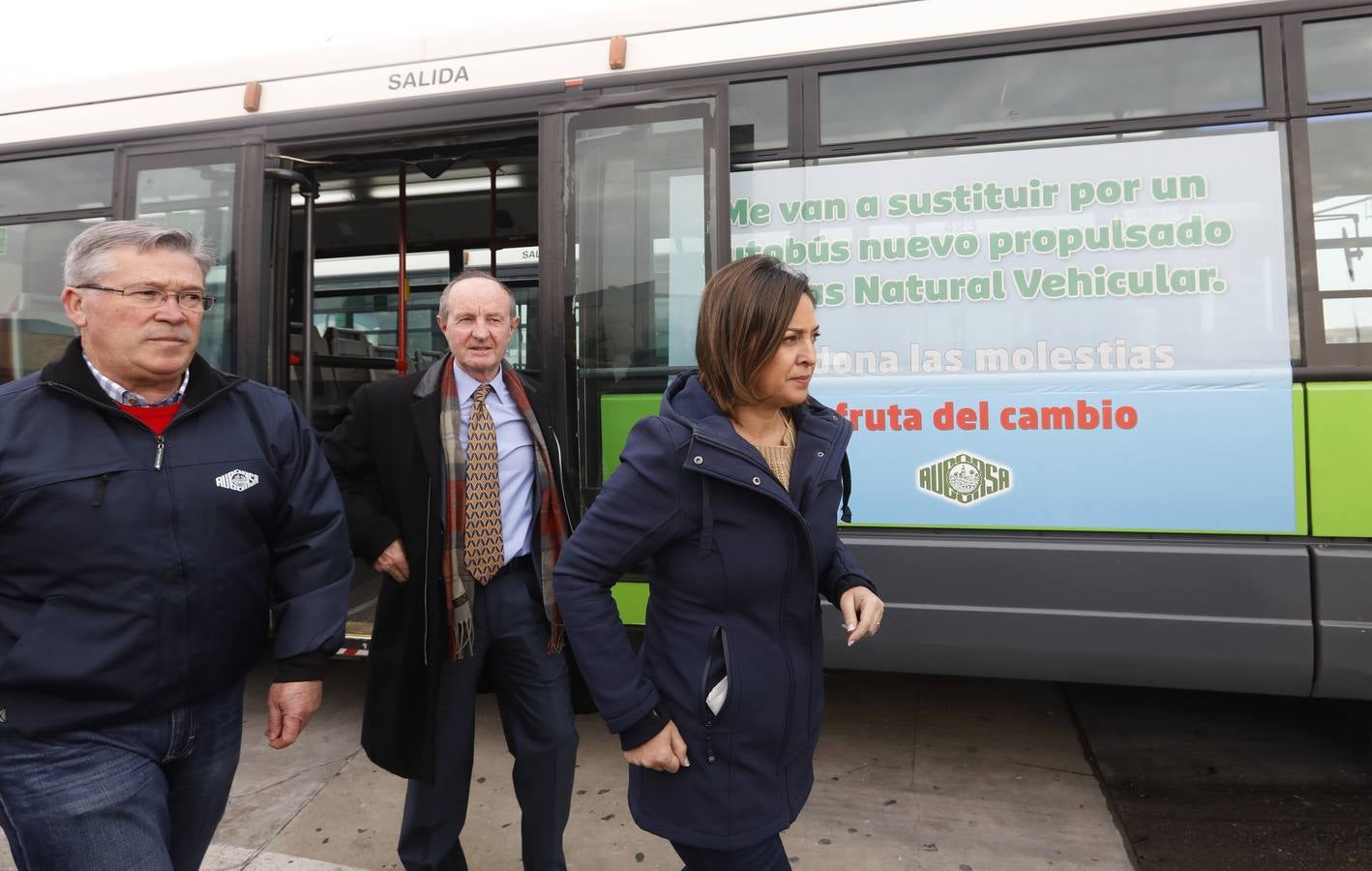 Así son los nuevos autobuses de gas de Aucorsa