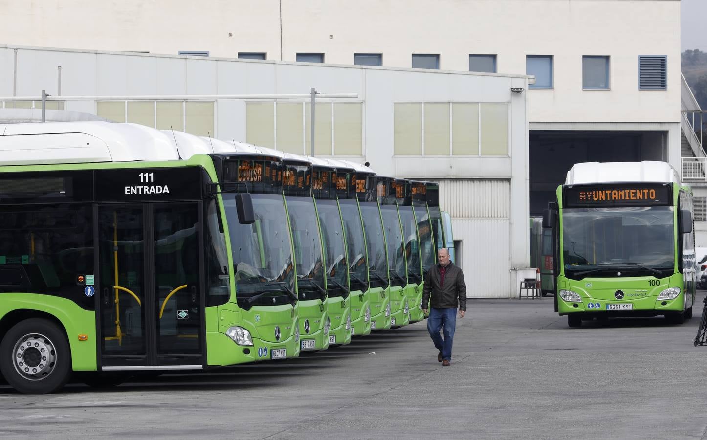 Así son los nuevos autobuses de gas de Aucorsa