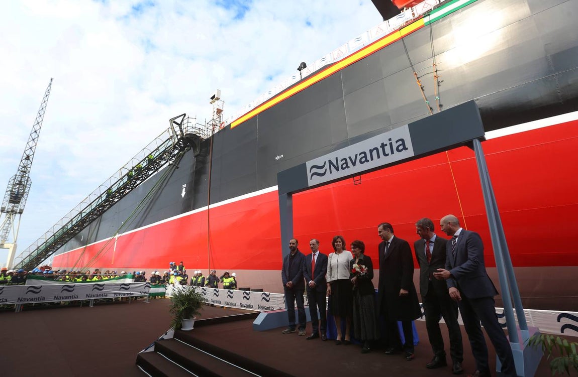 Fotos: Navantia entrega el tercer petrolero, Monte Urquiola, al grupo vasco Ibaizabal