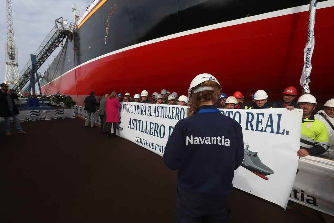 Fotos: Navantia entrega el tercer petrolero, Monte Urquiola, al grupo vasco Ibaizabal