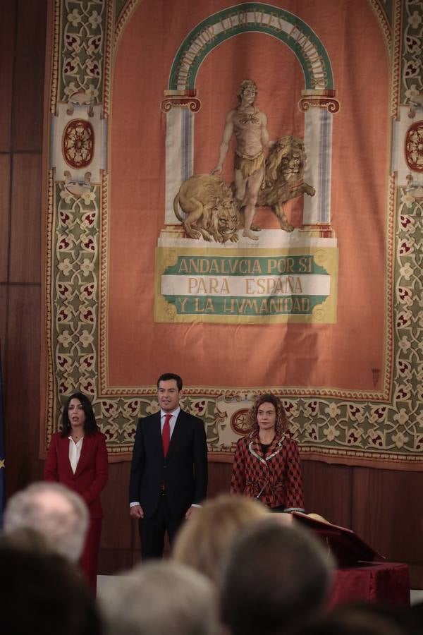 La toma de posesión de Moreno como presidente de la Junta, en imágenes