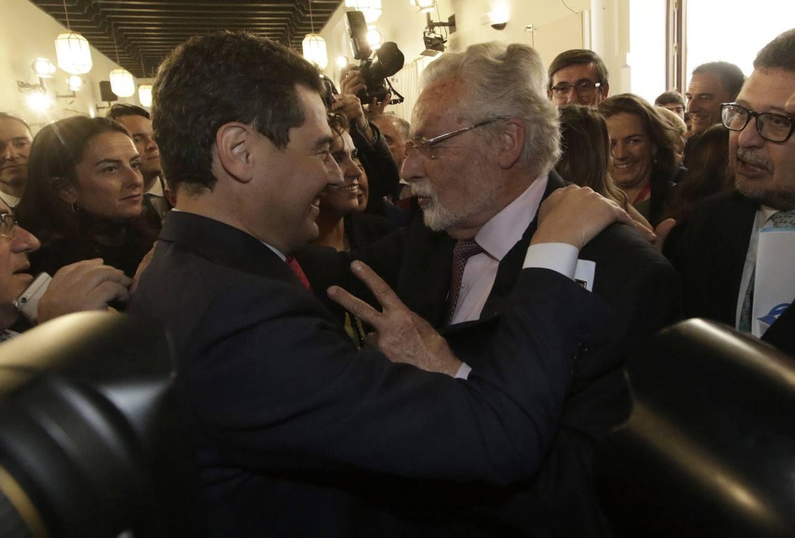 Las caras de la toma de posesión de Juanma Moreno