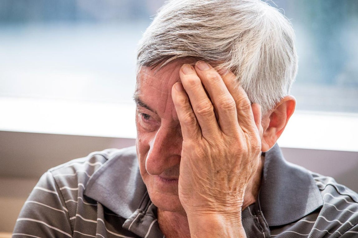 El padre de Pablo Ibar, Cándido Ibar, reacciona al escuchar que su hijo es «culpable». 