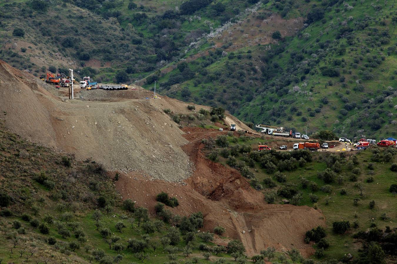 Zona en la que se realizan las labores de rescate. 