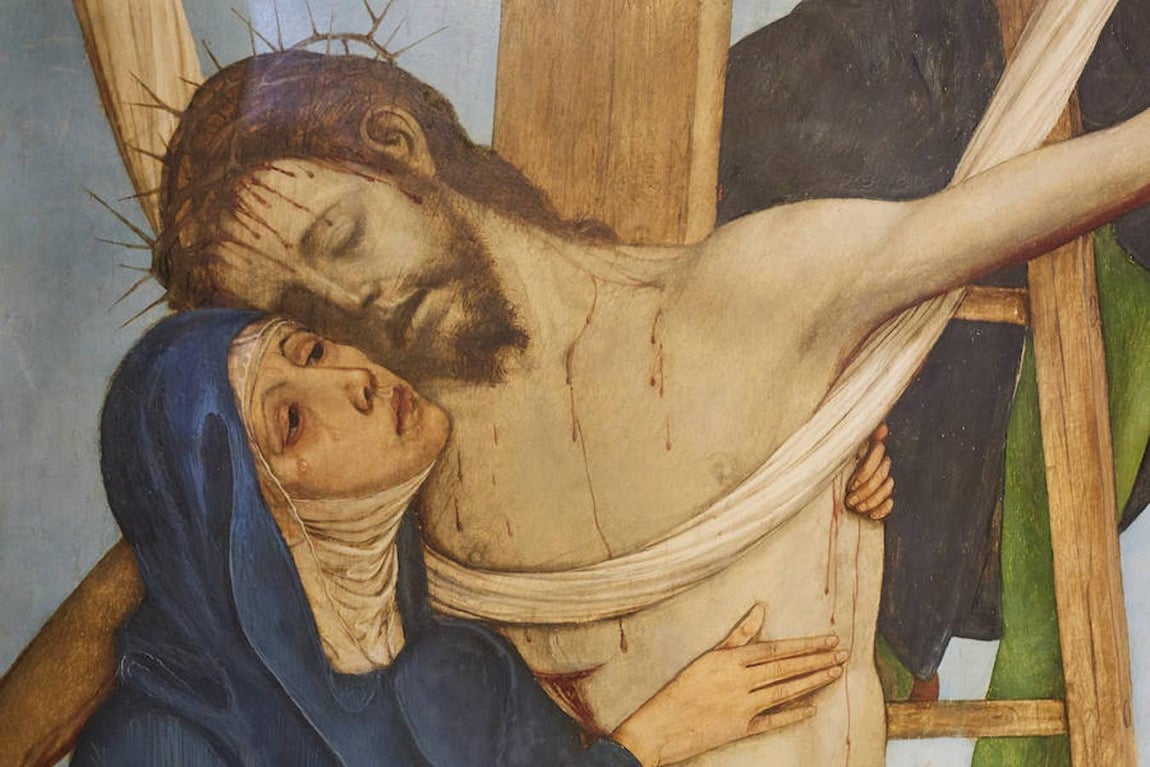 La emoción de las pinturas sobre la Pasión de Cristo conmueve a quien las contempla. 