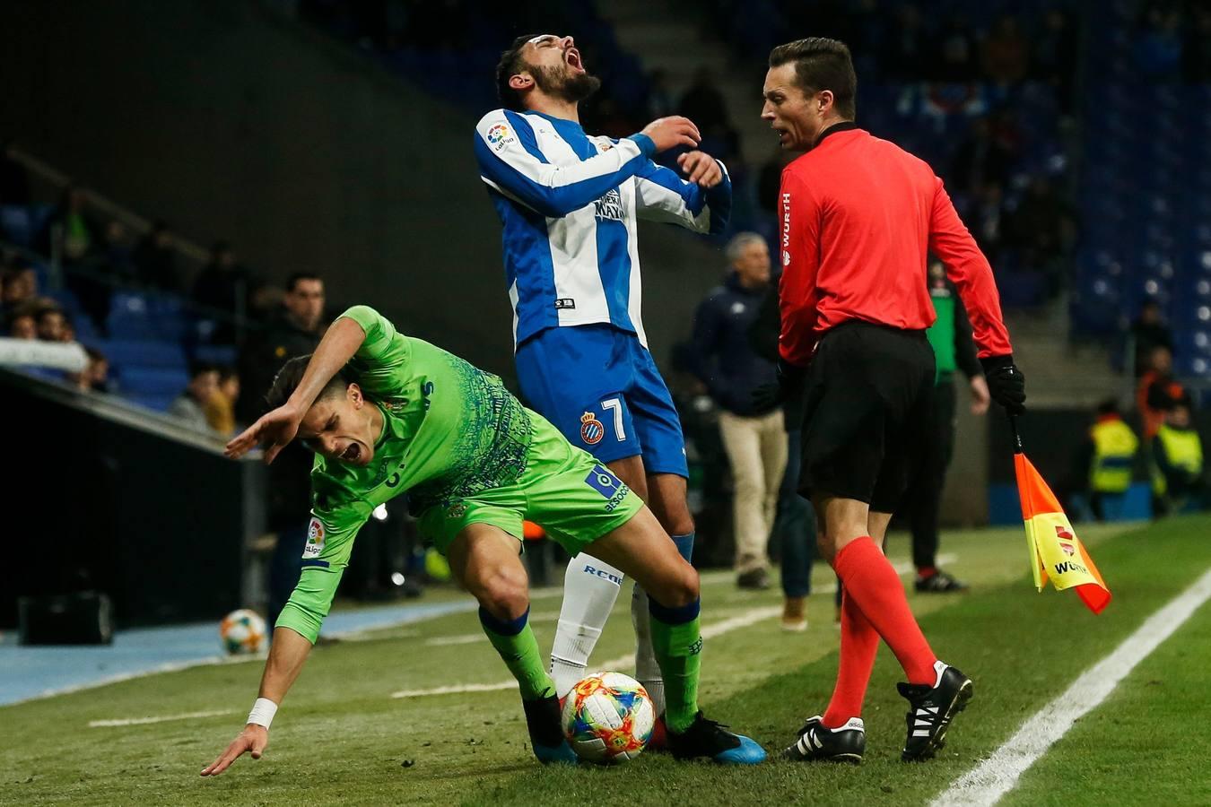 En imágenes, el partido de ida de la Copa del Rey Espanyol-Betis (1-1)