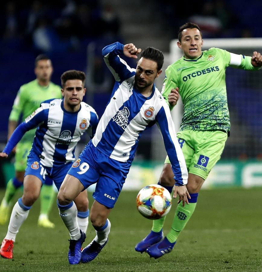 En imágenes, el partido de ida de la Copa del Rey Espanyol-Betis (1-1)