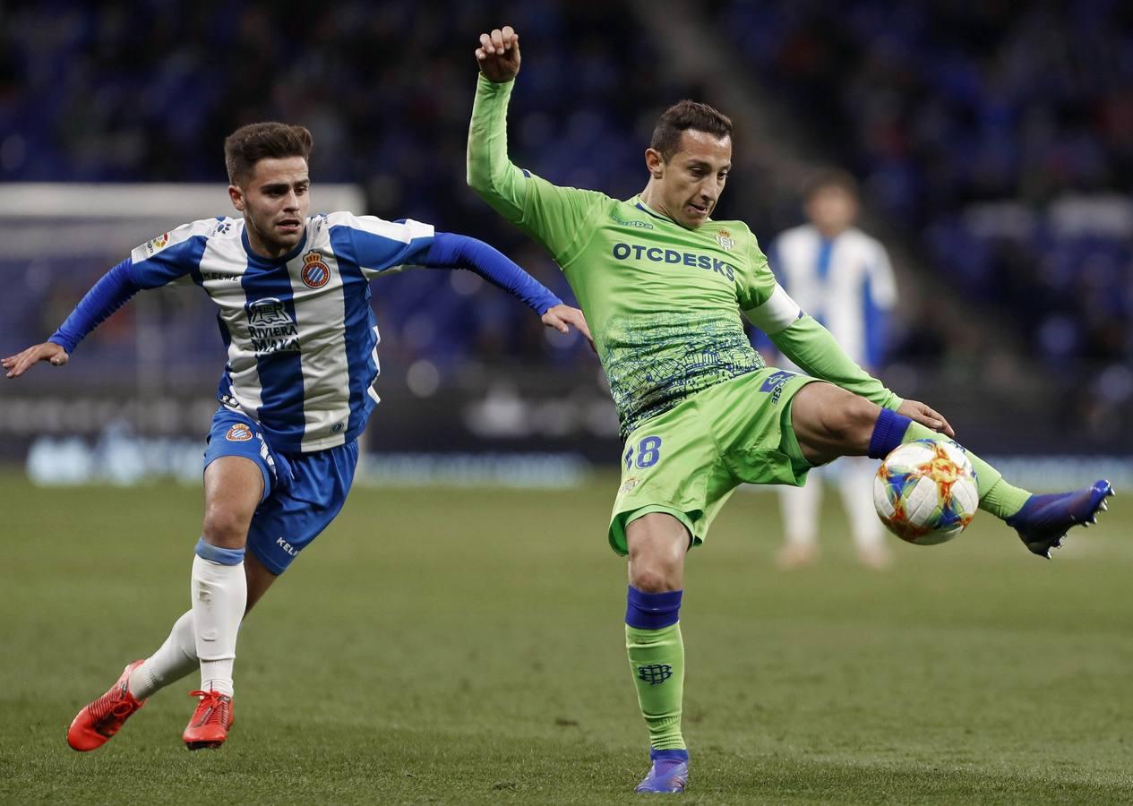 En imágenes, el partido de ida de la Copa del Rey Espanyol-Betis (1-1)