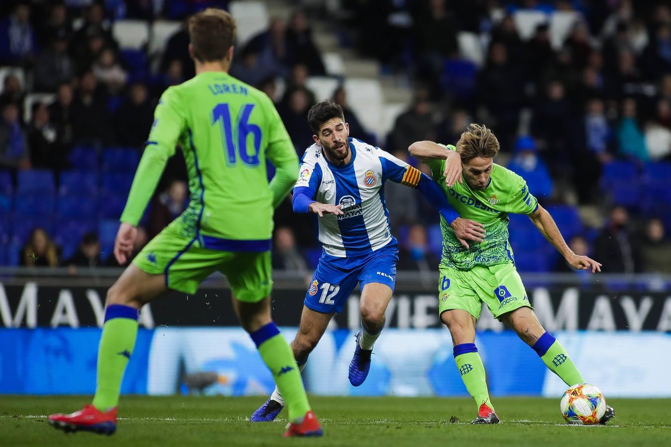 En imágenes, el partido de ida de la Copa del Rey Espanyol-Betis (1-1)