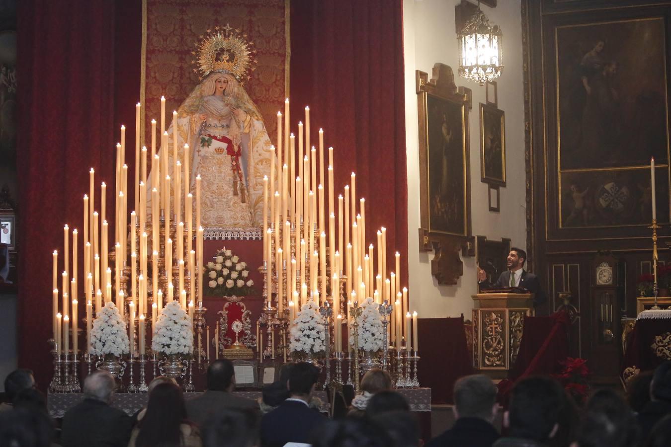 La exaltación de la Virgen de la Paz de Córdoba a cargo de Eloy Moreno, en imágenes