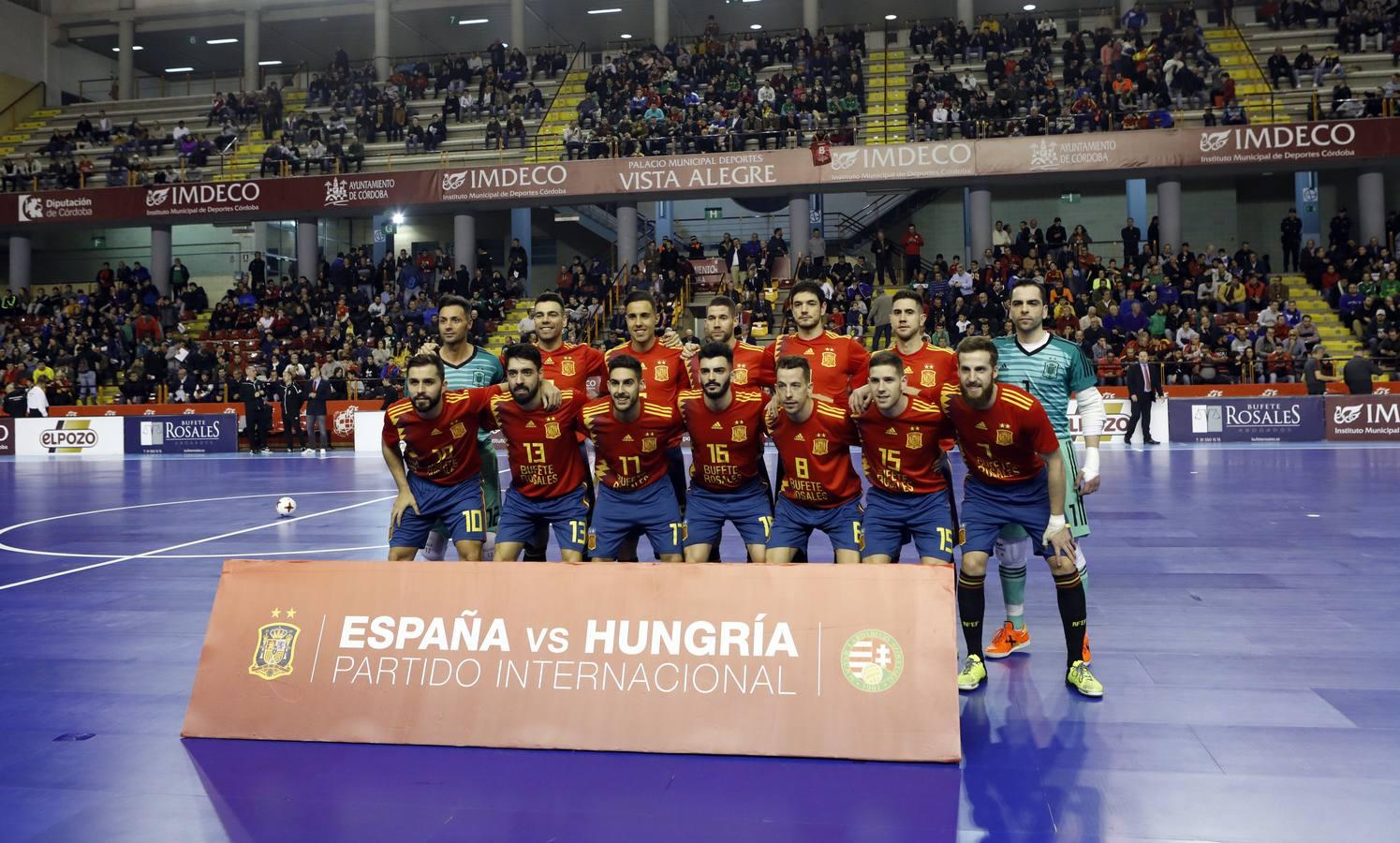 La victoria de España a Hungría por 7-0 en Fútbol Sala, en imágenes