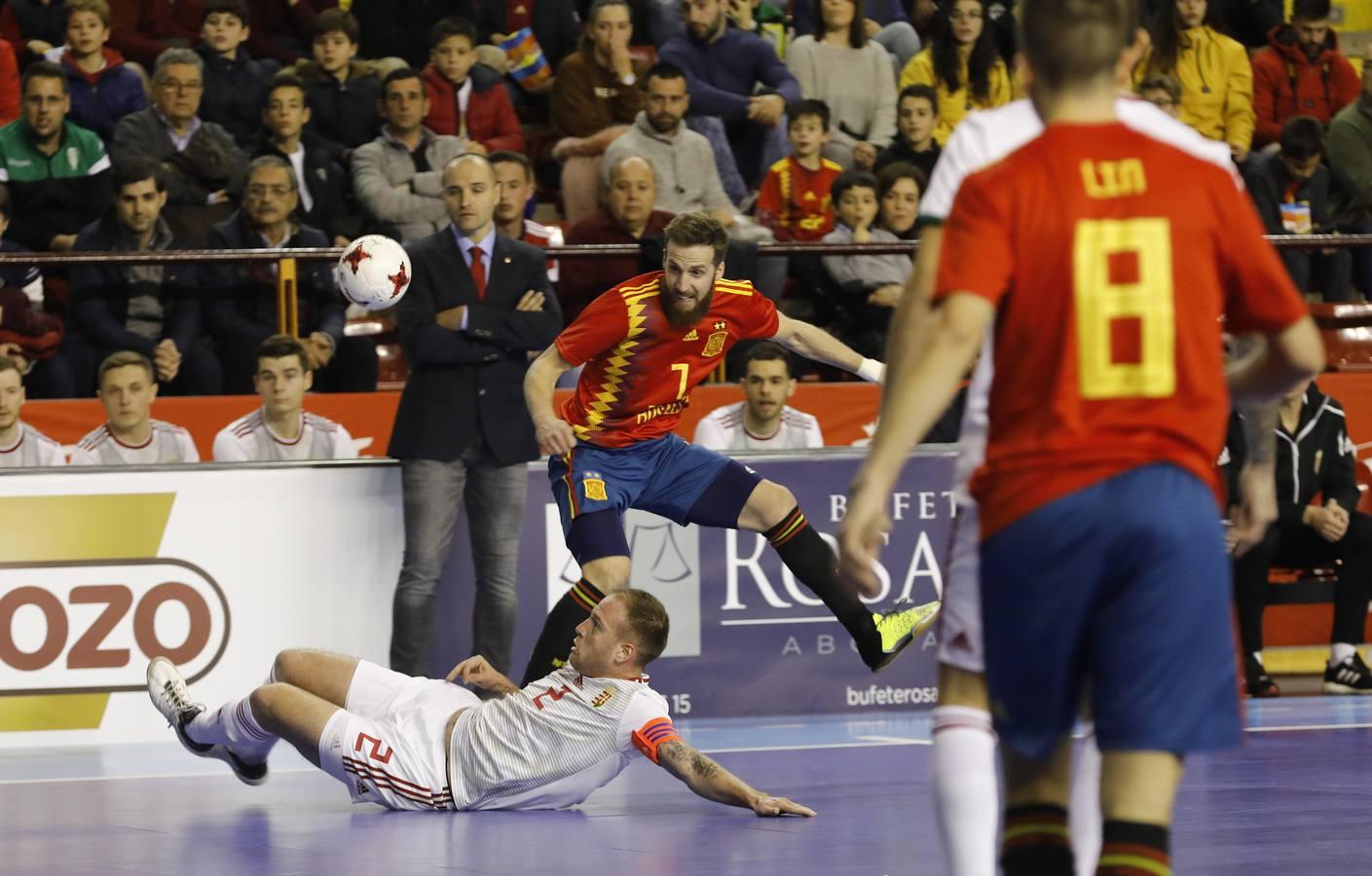 La victoria de España a Hungría por 7-0 en Fútbol Sala, en imágenes