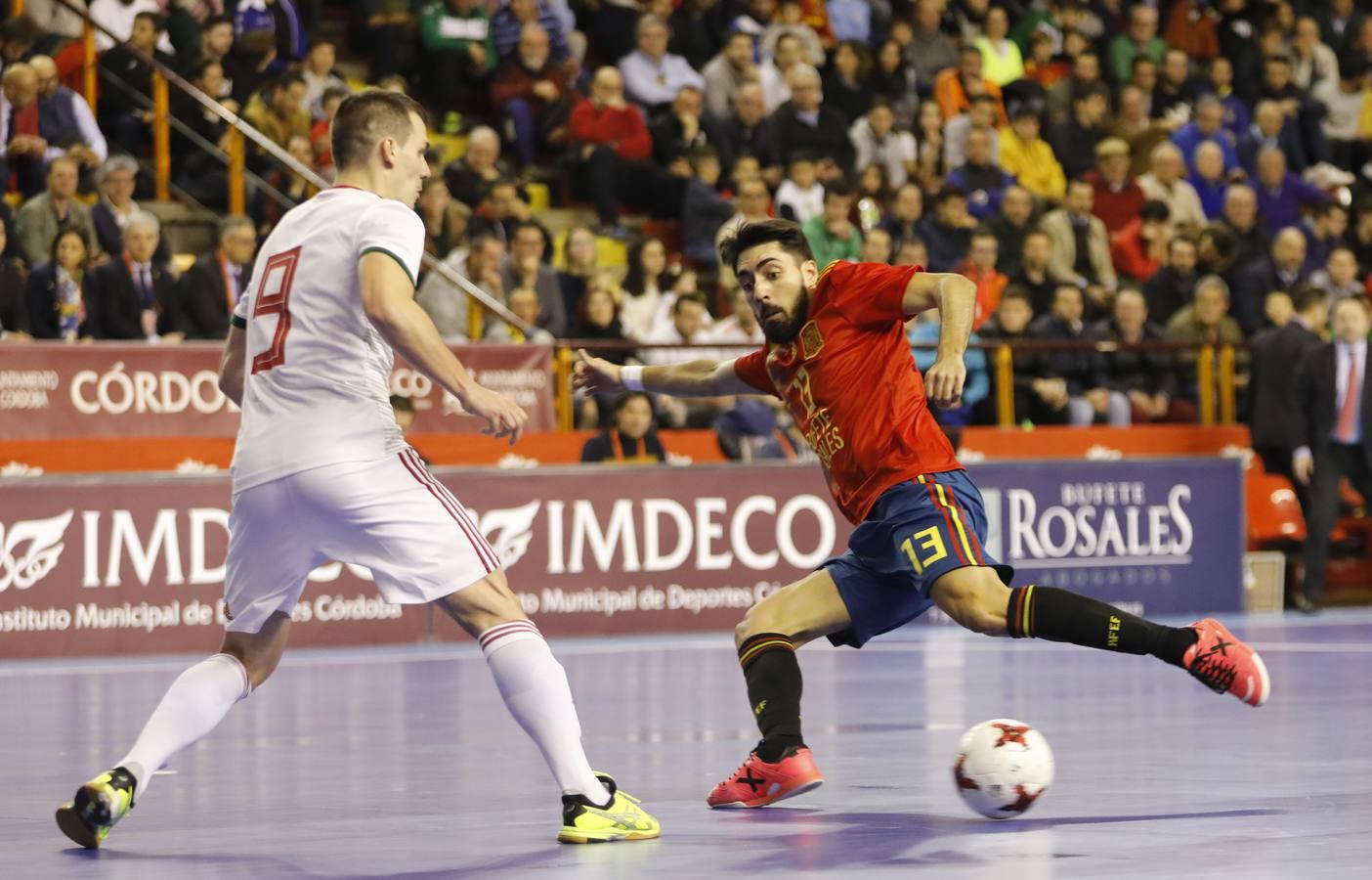 La victoria de España a Hungría por 7-0 en Fútbol Sala, en imágenes